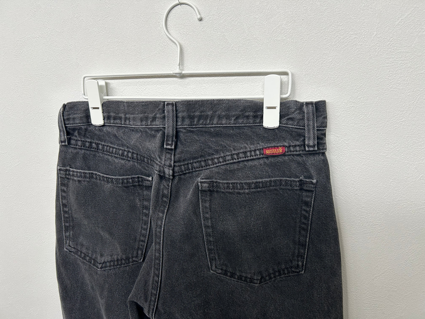 【ヴィンテージ(USED)】Rustler Black Denim 31X30/PS00024