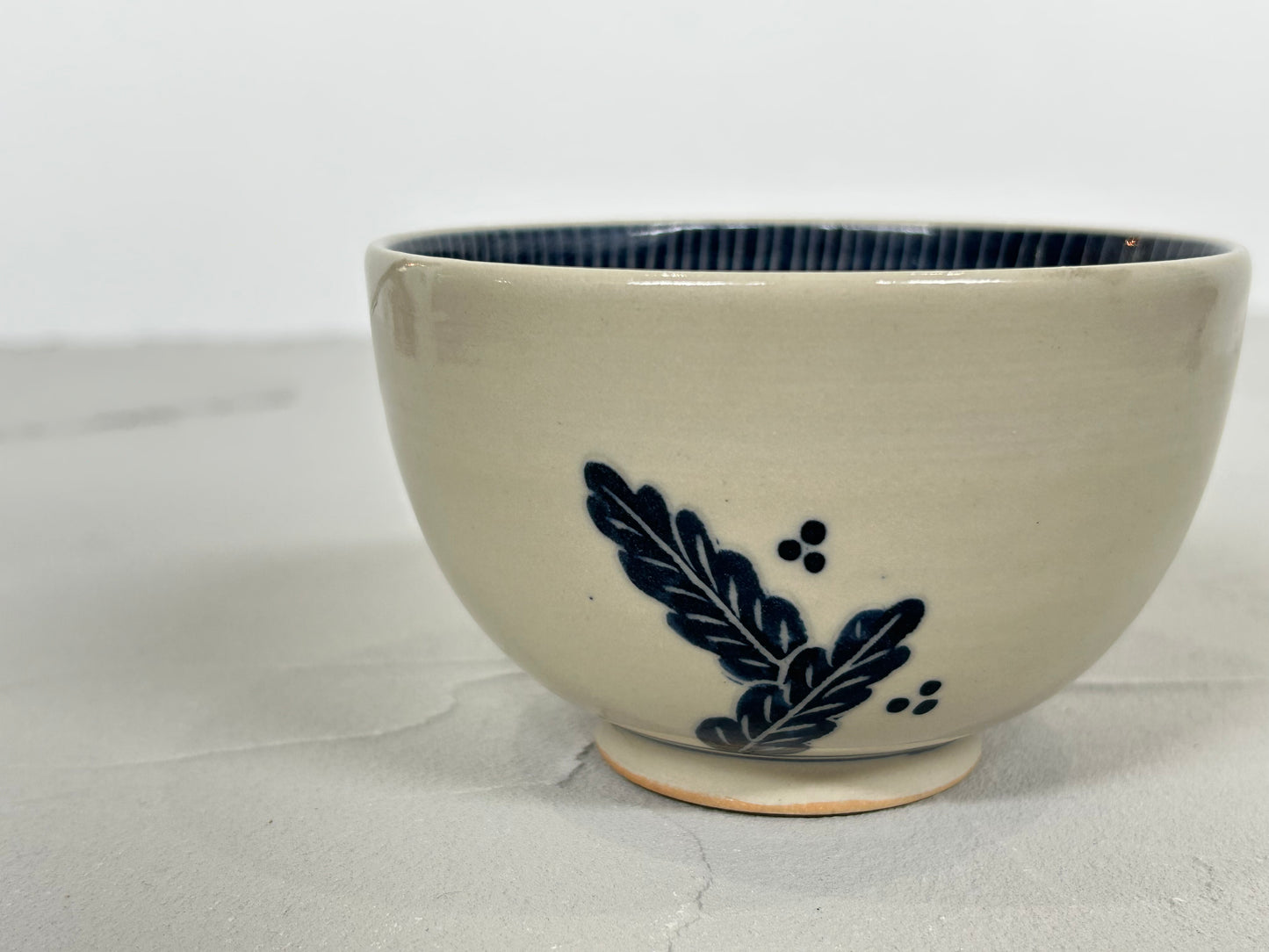 【吉村 尚子】naomitu pottery 飯碗 鳥と花 A/HK00527