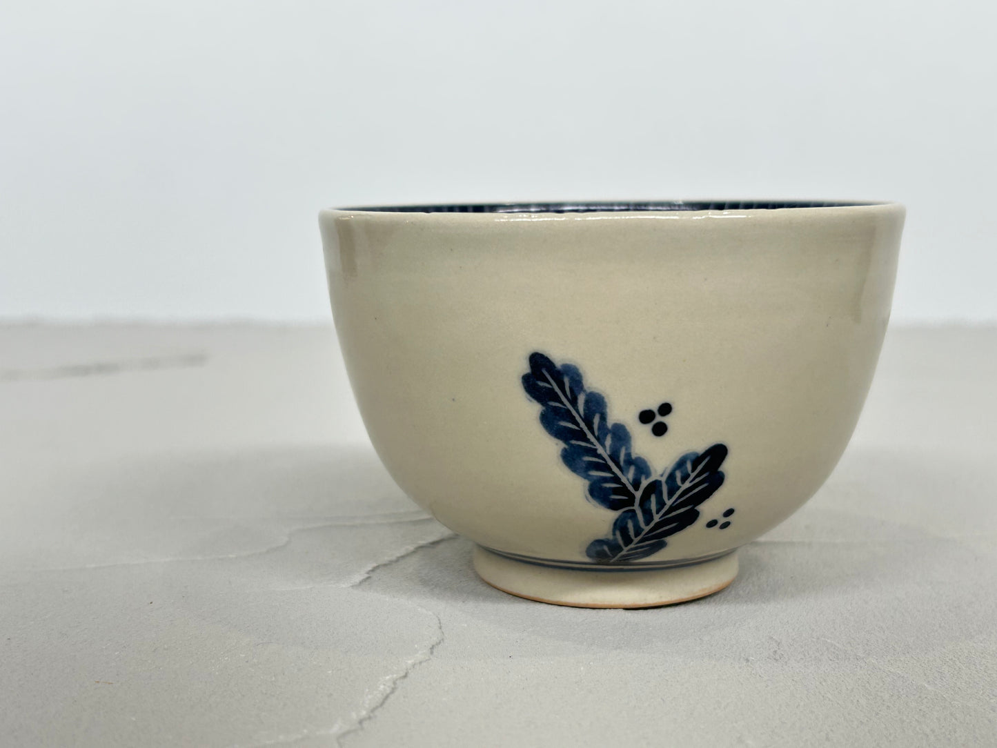 【吉村 尚子】naomitu pottery 飯碗 鳥と花 B/HK00527