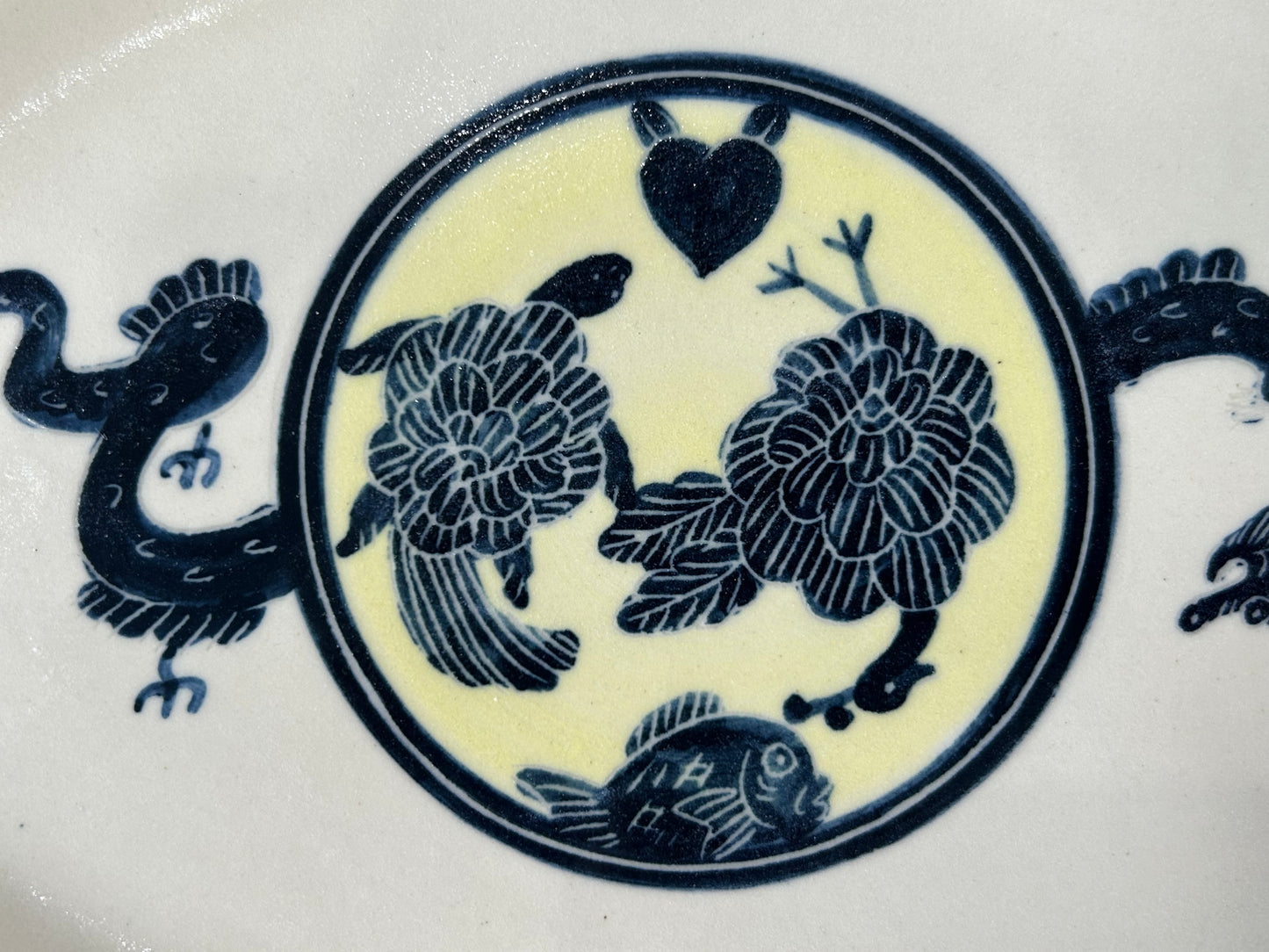 【吉村 尚子】naomitu pottery 満福皿オーバル D/HK00500