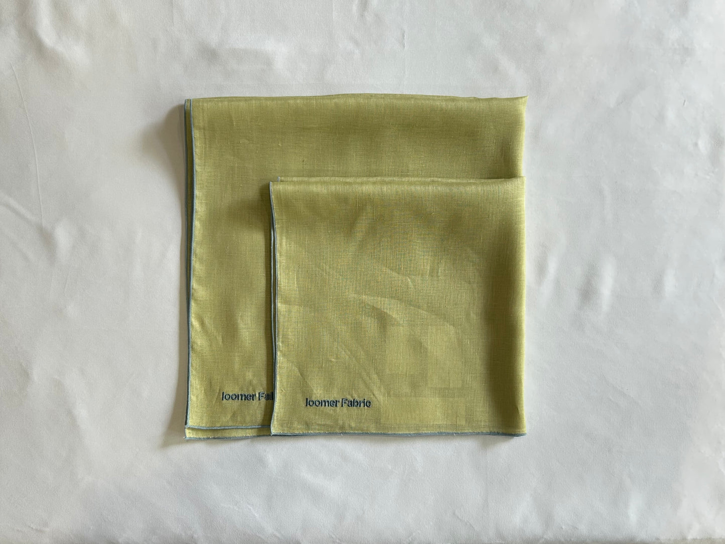 【loomer ルーマー】Embroidery Linen Cloth(Big) LM225-LC028 Yellow/HK00559