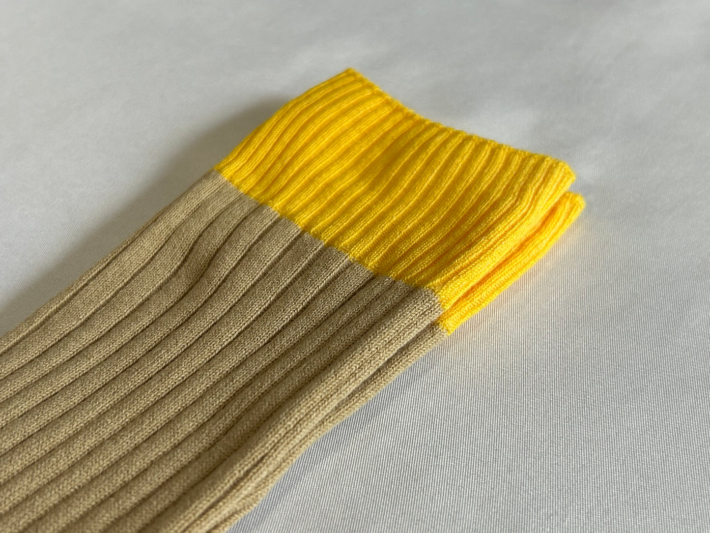 【loomer ルーマー】ソックス LM225-SC031 Beige×Yellow/HK00538