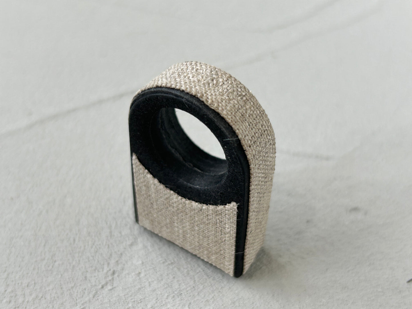 【Langackerhäusl】Vieböck Linen Mozaik ring natural/EP00029