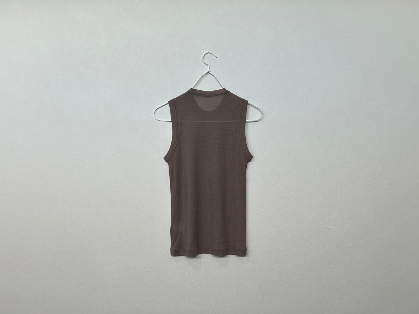 【ESLOW エスロー】SHEERED JERSEY LAYERED LONG SLEEVE TEE/HK00470