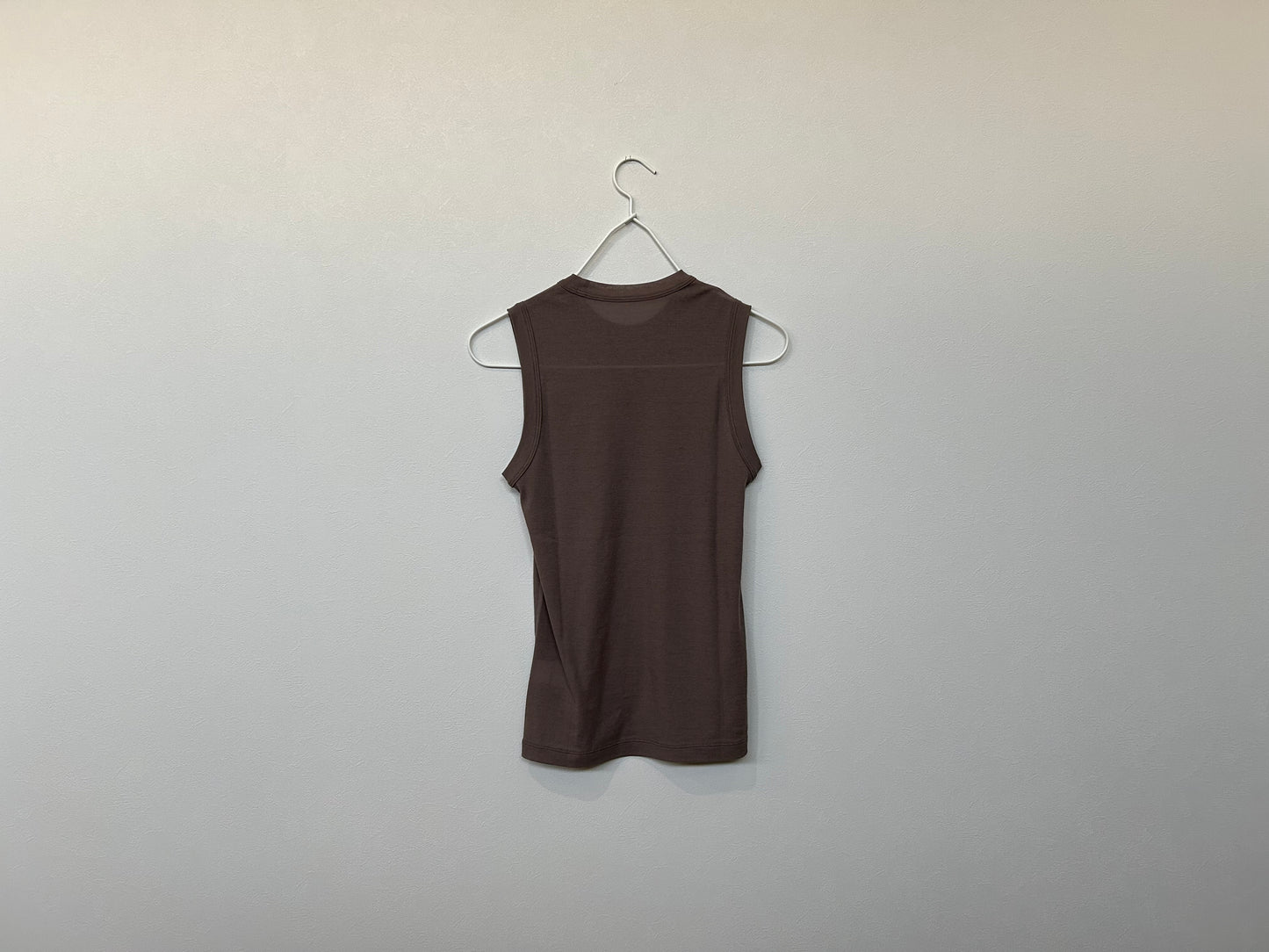 【ESLOW エスロー】SHEERED JERSEY LAYERED TANK TOP/HK00492