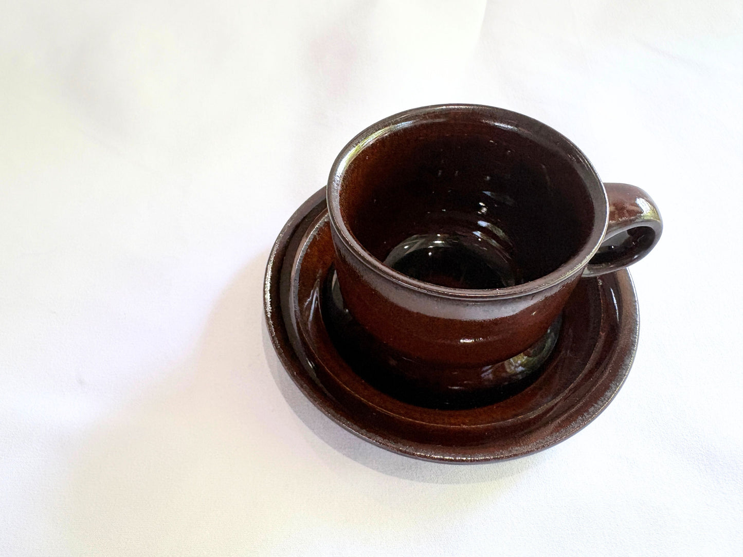 【Luft】 Erde・cup & saucer 飴 郡司製陶所/HK00693