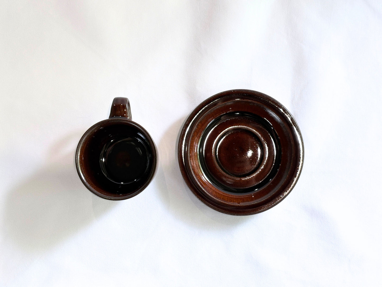 【Luft】 Erde・cup & saucer 飴 郡司製陶所/HK00693