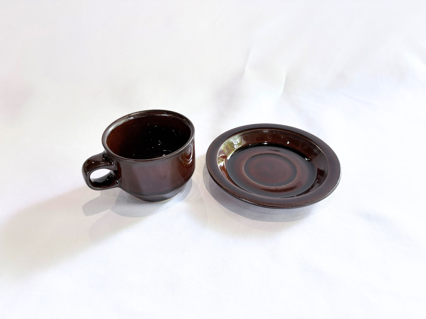 【Luft】 Erde・cup & saucer 飴 郡司製陶所/HK00693