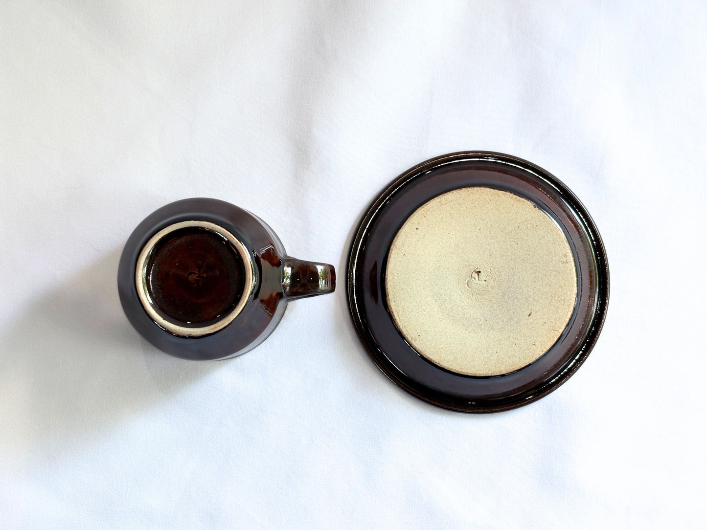 【Luft】 Erde・cup & saucer 飴 郡司製陶所/HK00693