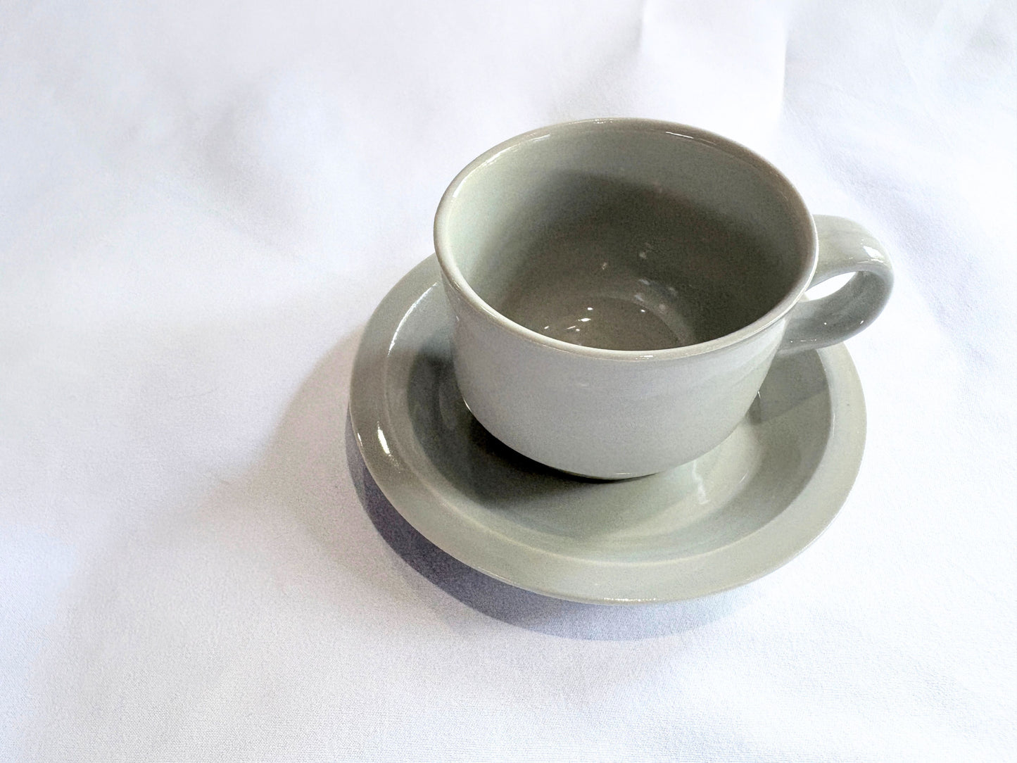 【Luft】 Erde・cup & saucer 白 郡司製陶所 / HK00693