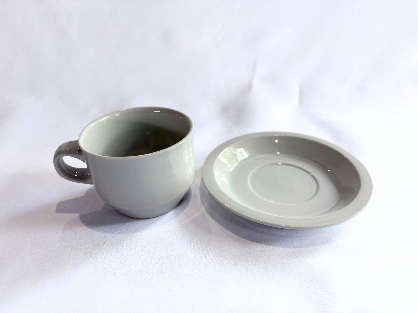 【Luft】 Erde・cup & saucer 白 郡司製陶所 / HK00693