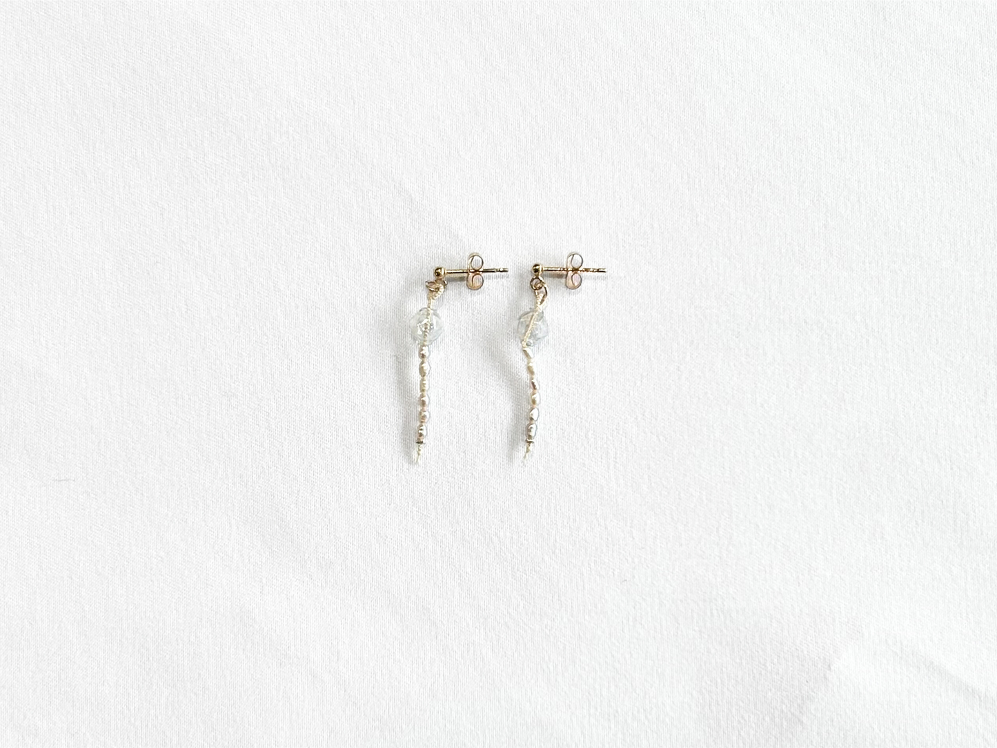 【Greenford 伊藤真子】TUKI 新月 line ピアス B/GF00006