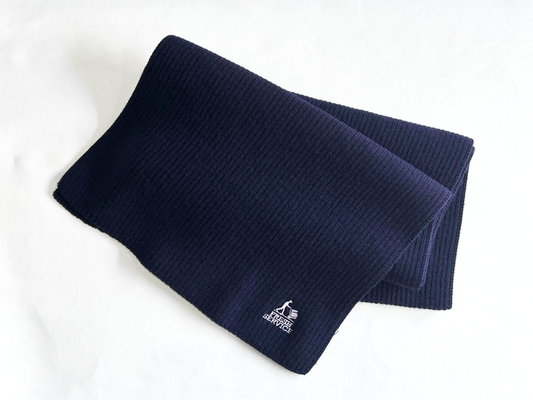 【FreshService】THEAMAL RIB KNIT SCARF NAVY/HK00620