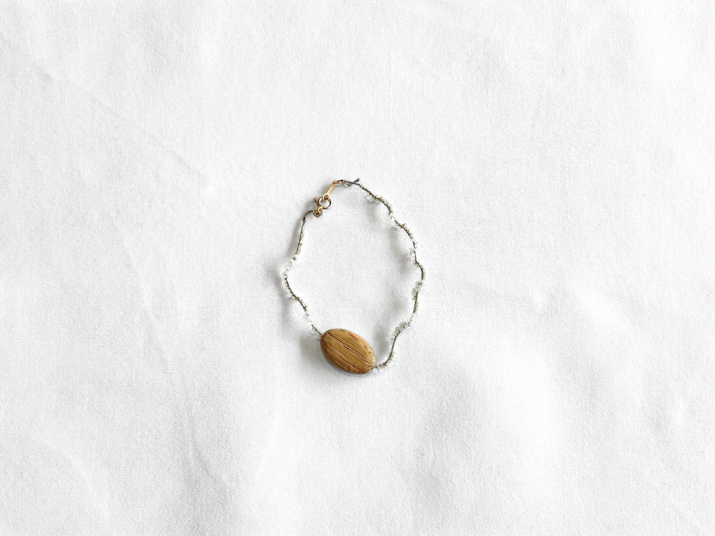 【Greenford 伊藤真子】ISHI 霰ブレスレット wood/GF00022
