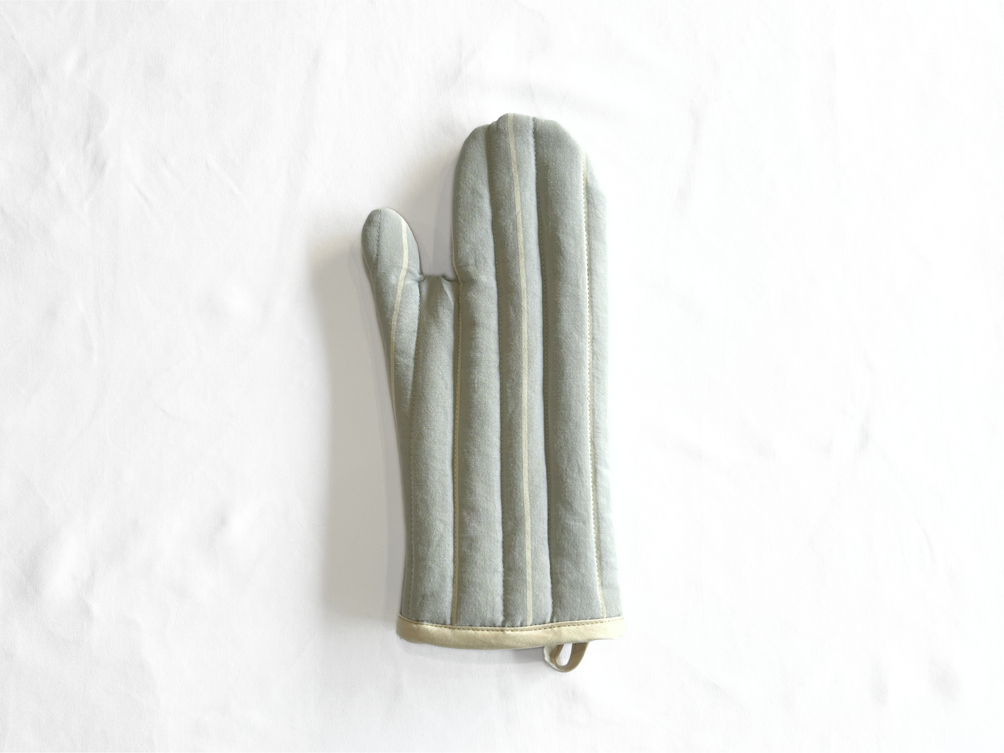 【期間限定】【loomer ルーマー】Cotton/Linen ミトン LM325-KG201 Blue Stripe/LM00010