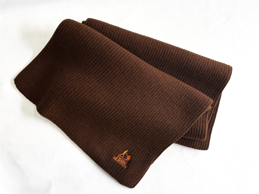 【FreshService】THEAMAL RIB KNIT SCARF BROWN/HK00620