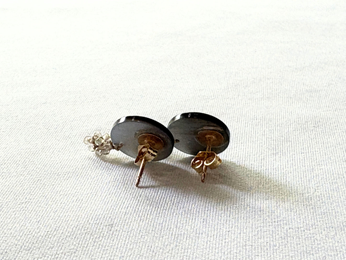 【Greenford 伊藤真子】TUKI 望 Shell&Beads ピアス クロ  / GF00020