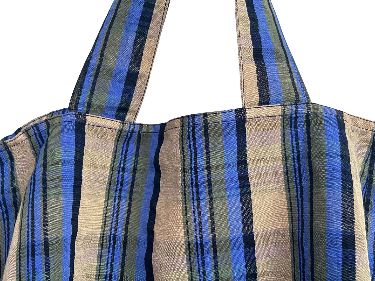 【loomer ルーマー】Cotton-Linen Checked Fabric Tote LM126-BG104 Camel Tartan/HK00636