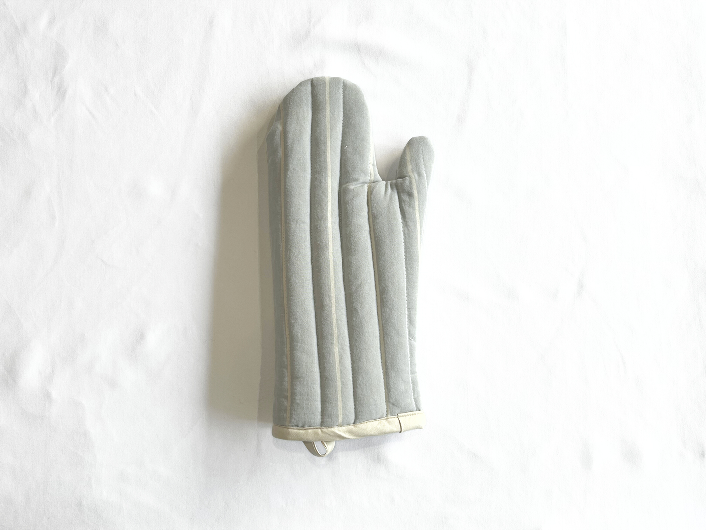 【期間限定】【loomer ルーマー】Cotton/Linen ミトン LM325-KG201 Blue Stripe/LM00010