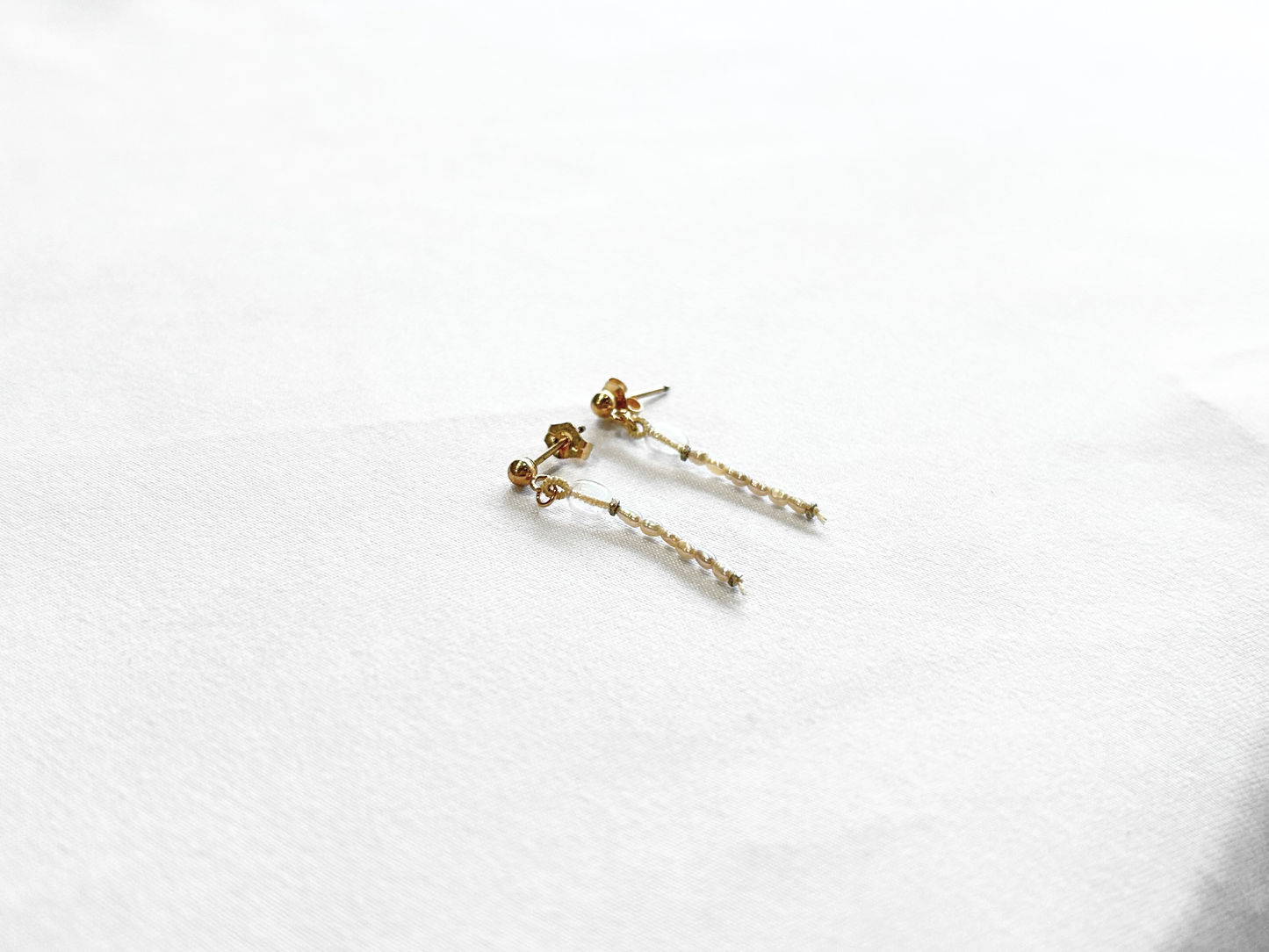 【Greenford 伊藤真子】TUKI 新月 line ピアス C/GF00006