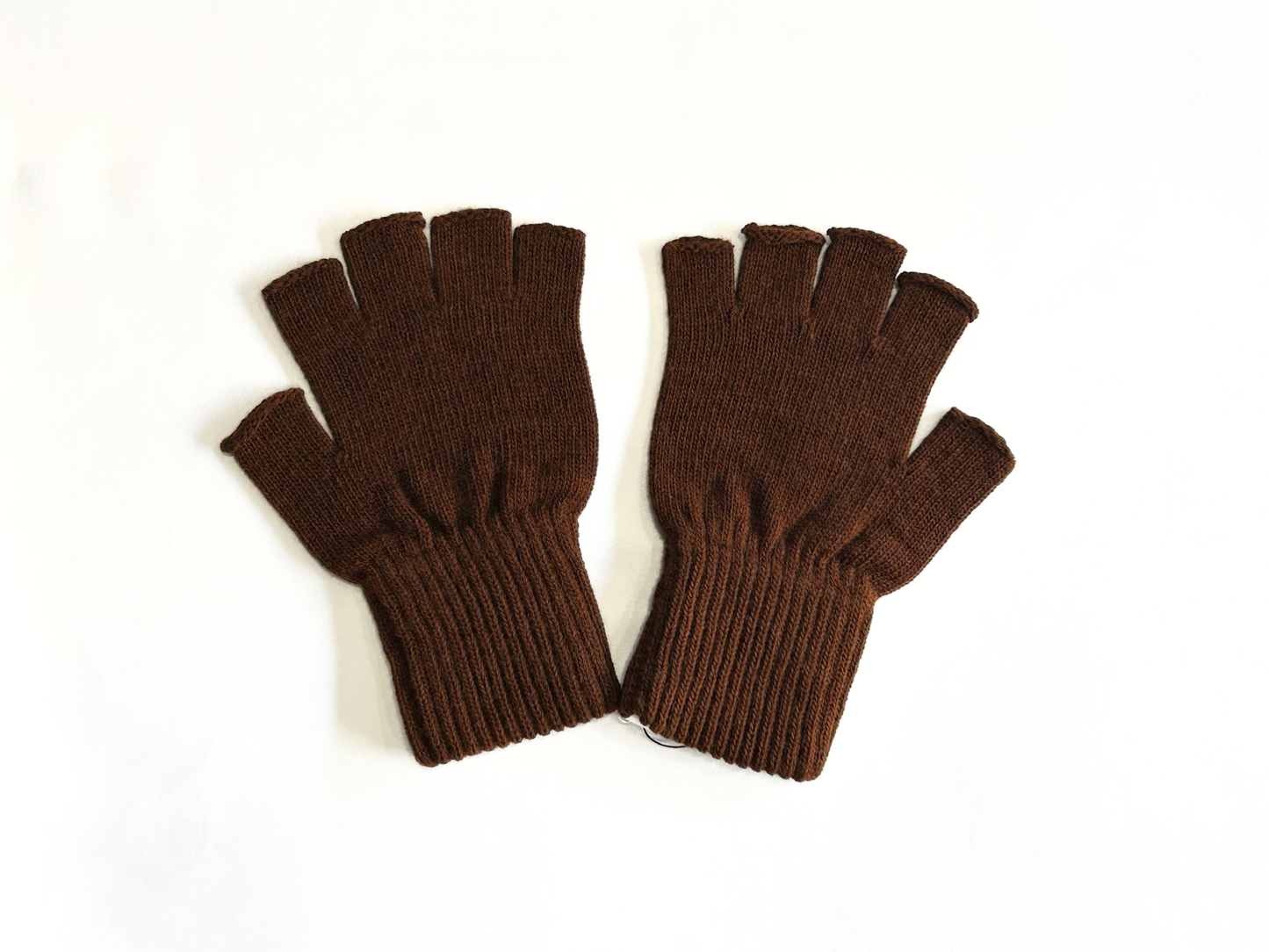 【FreshService】THEAMAL RIB KNIT FINGERLESS GLOVES BROWN/HK00621