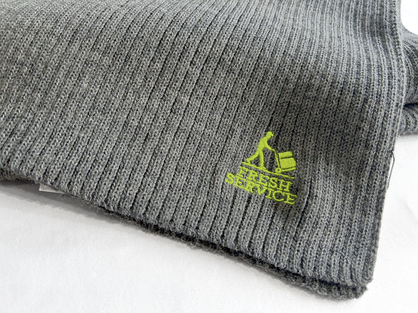 【FreshService】THEAMAL RIB KNIT SCARF GRAY/HK00620