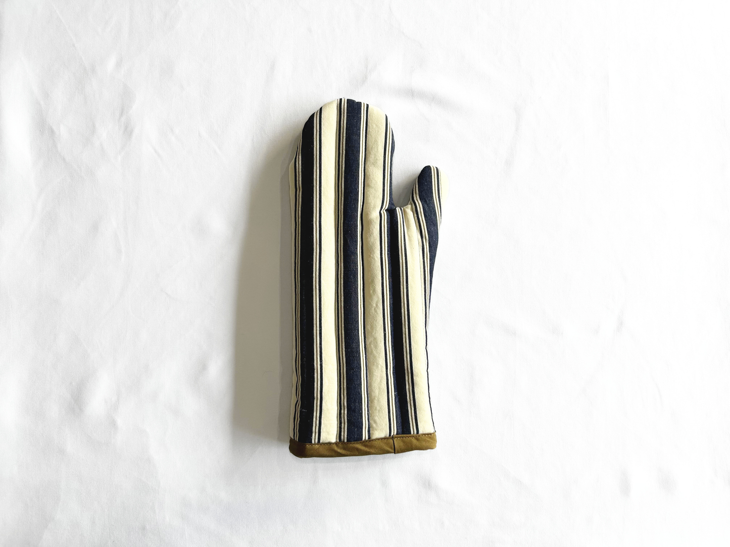 【期間限定】【loomer ルーマー】Cotton/Linen ミトン LM325-KG201 Navy Stripe/LM00010