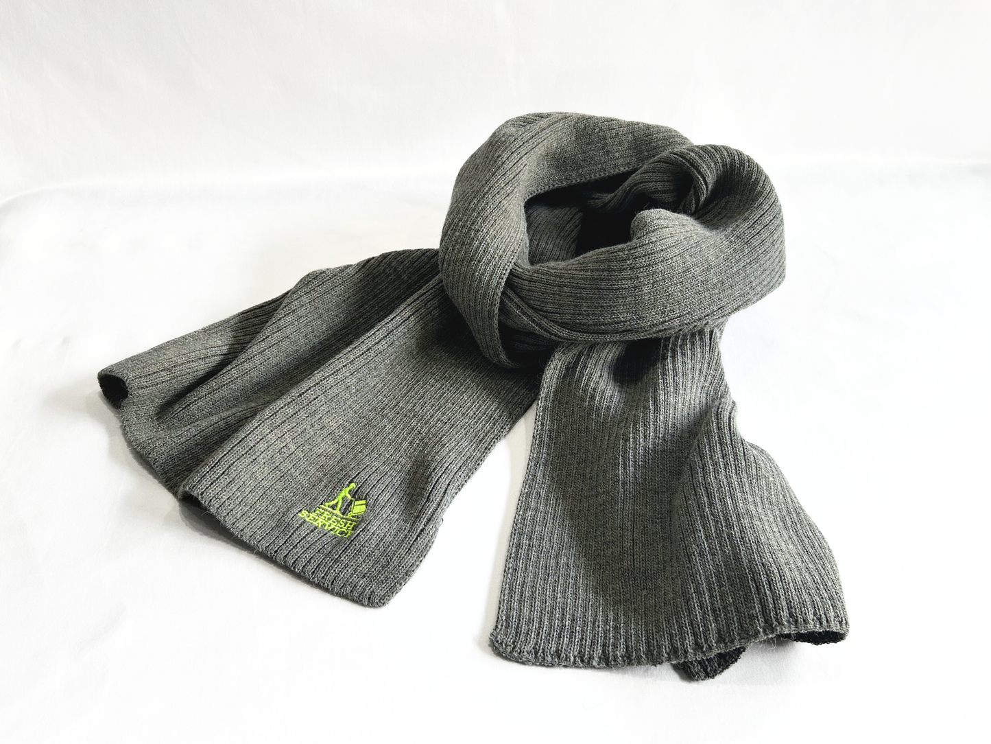 【FreshService】THEAMAL RIB KNIT SCARF GRAY/HK00620