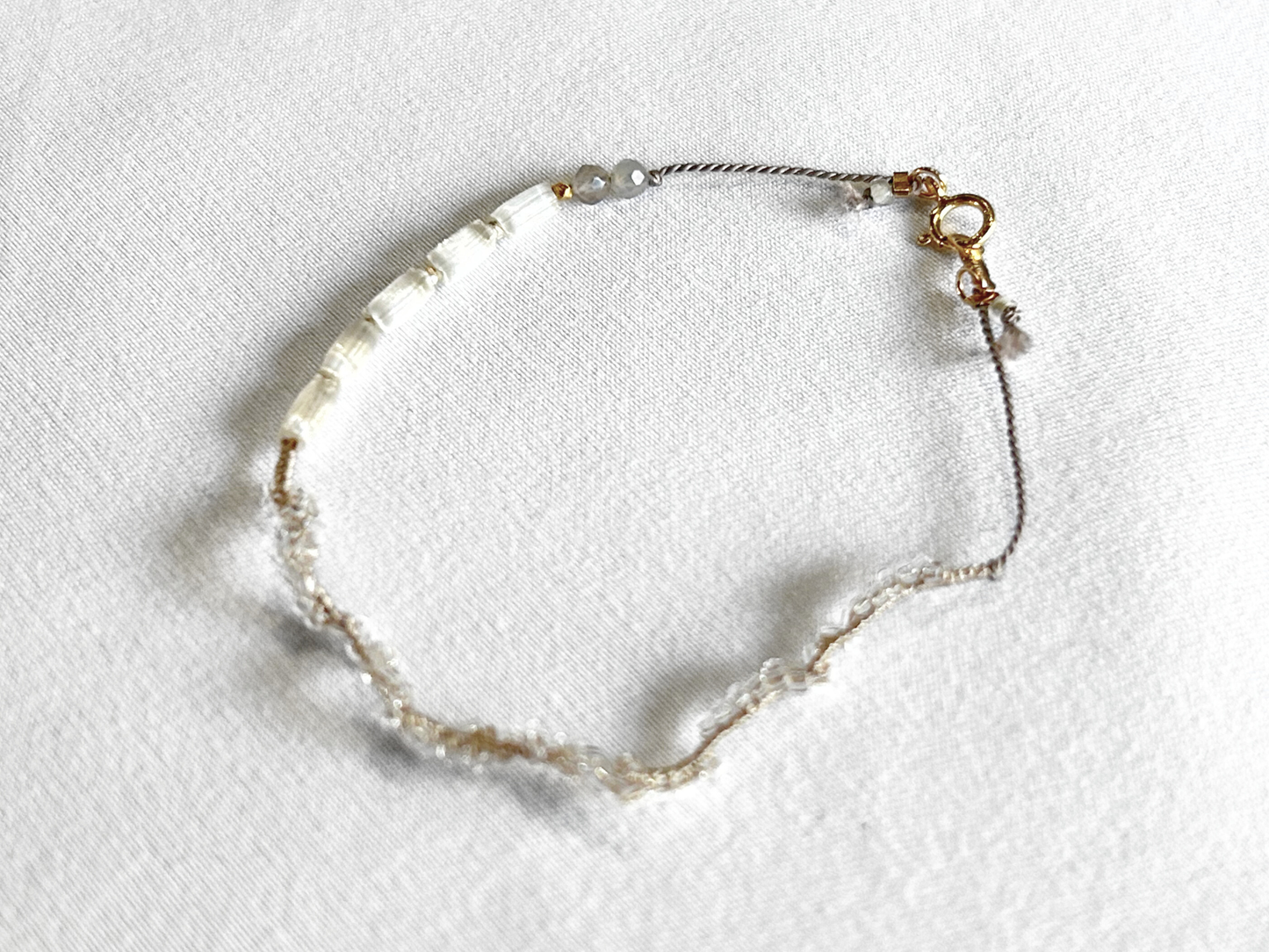 【Greenford 伊藤真子】ISHI 霰ブレスレット beads/GF00022