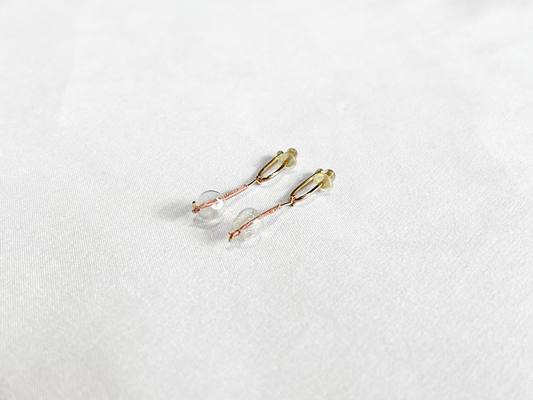 【Greenford 伊藤真子】TUKI 新月 ノンホールピアス/GF00005