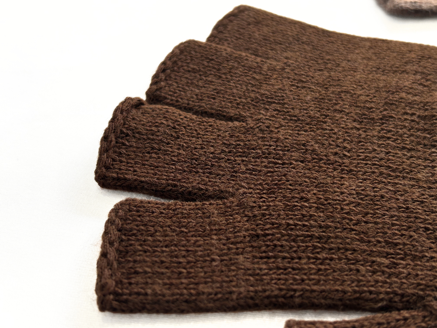 【FreshService】THEAMAL RIB KNIT FINGERLESS GLOVES BROWN/HK00621