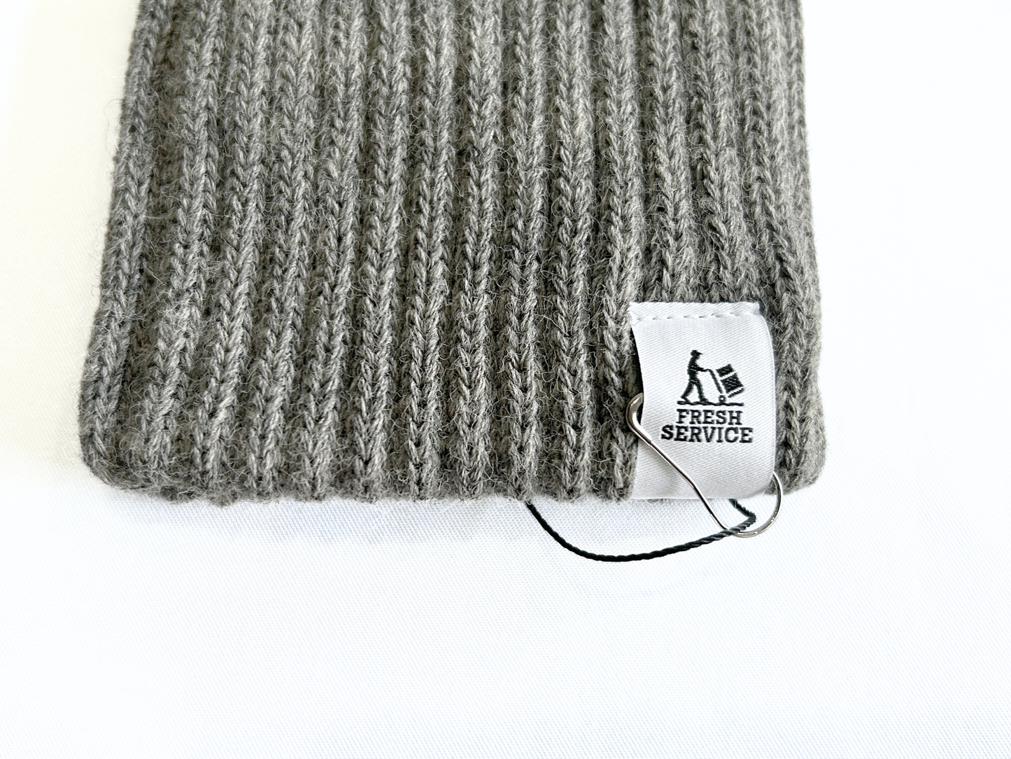 【FreshService】THEAMAL RIB KNIT FINGERLESS GLOVES GRAY/HK00621