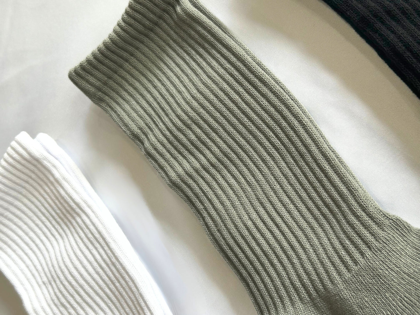 【FreshService】SIGNATURE 3-PACK SOCKS(WHT×GRY×BLK)/HK00593