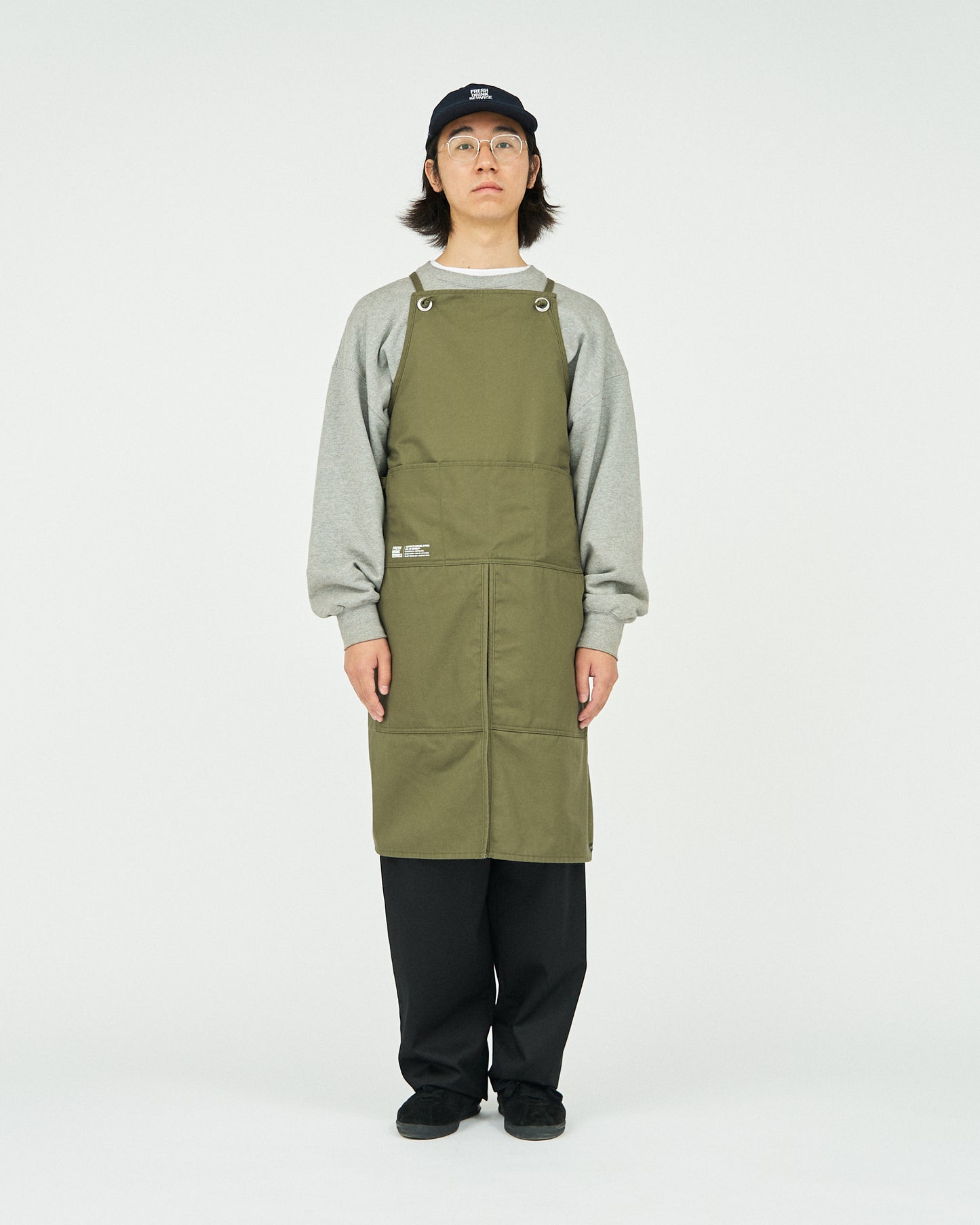 【FreshService】FDS_CORPORATE UNIFORM APRON KHAKI/HK00629