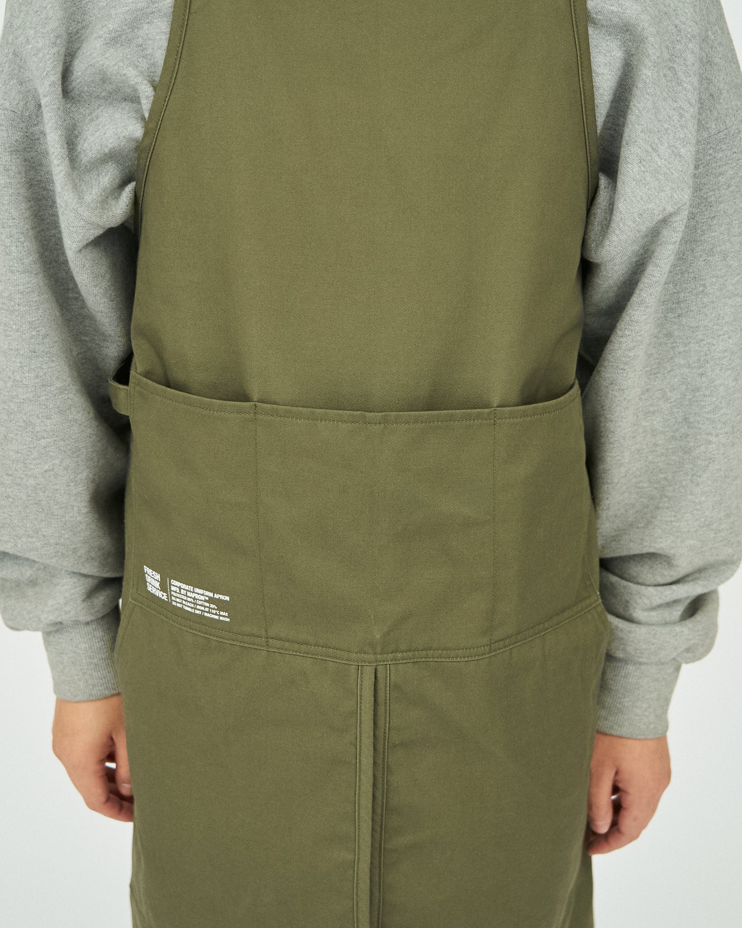 【FreshService】FDS_CORPORATE UNIFORM APRON KHAKI/HK00629