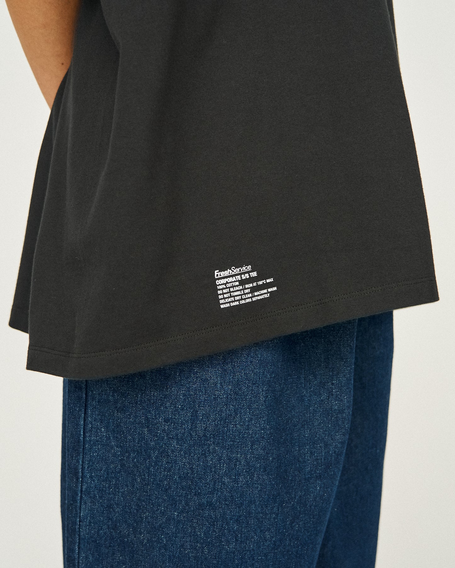 【FreshService】2-PACK CORPORATE S/S TEE BLACK(Mサイズ)/HK00640