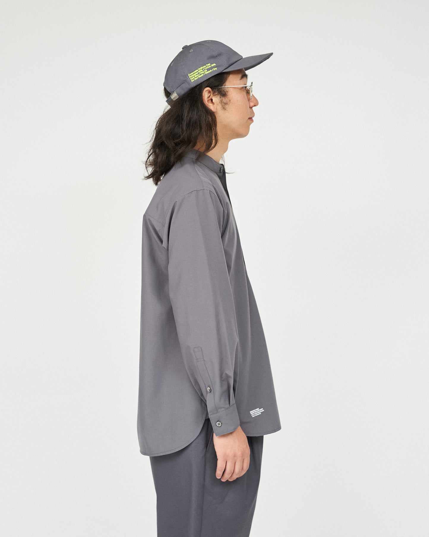 【FreshService】SERVICE WORK BAND COLLAR SHIRT GRAY/HK00630