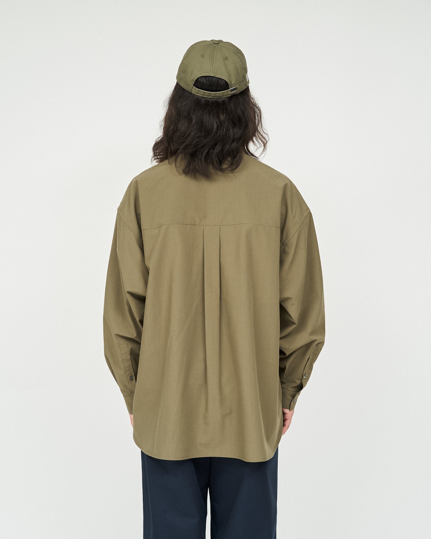 【FreshService】SERVICE WORK BAND COLLAR SHIRT KHAKI/HK00630