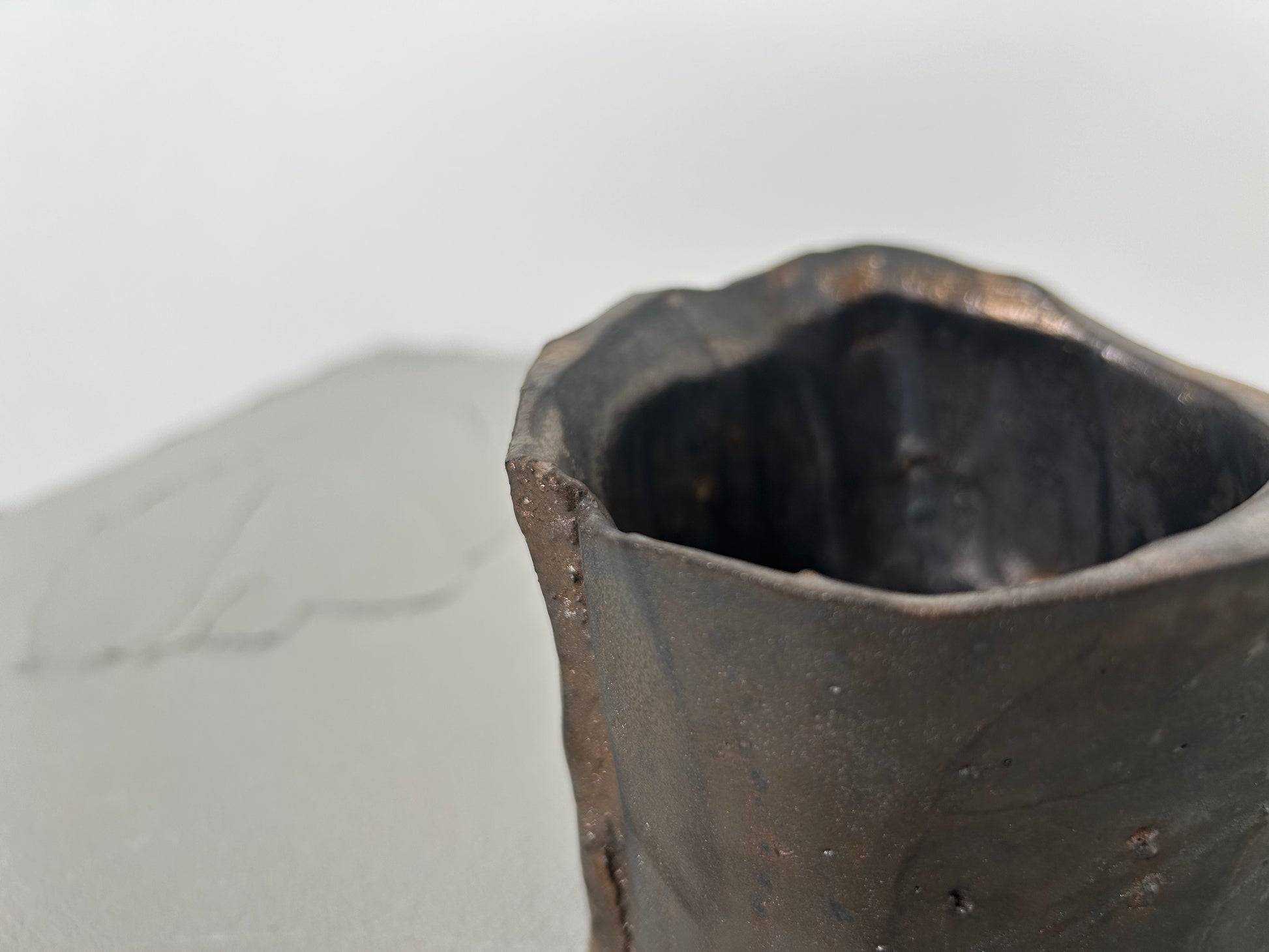 田中 元将】 刳り貫き 植木鉢(967)伊賀焼/HK00235 – ジェネラル 田中 元将】 刳り貫き 植木鉢(967)伊賀焼/HK00235 – ジェネラル