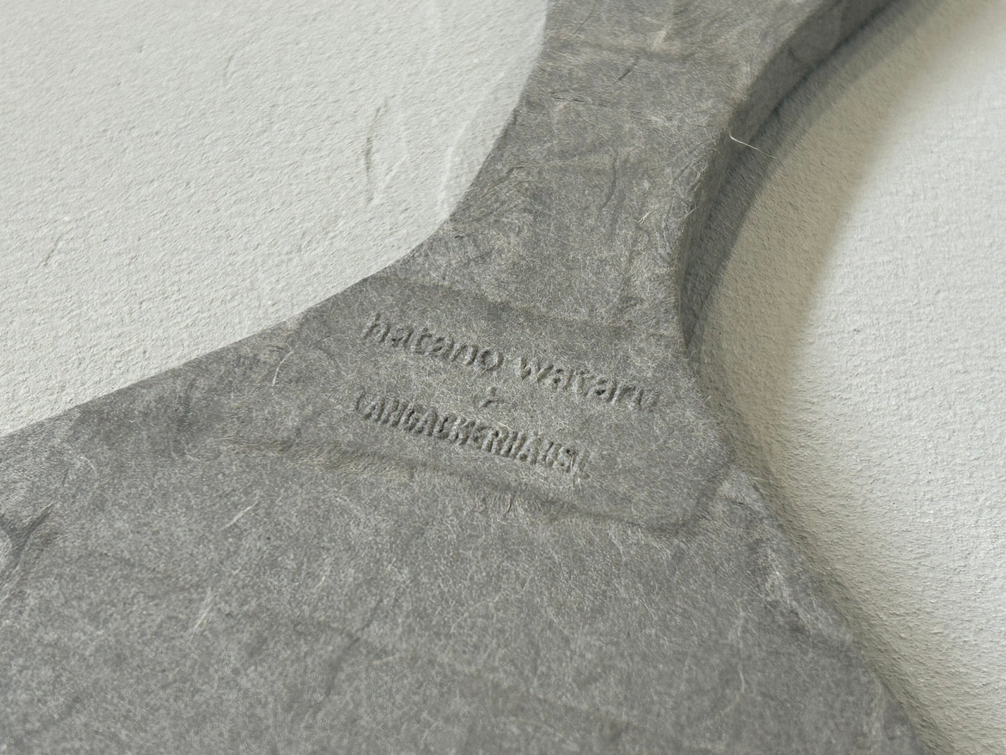 【Langackerhäusl】ハタノワタル mira square gray small/EP00014