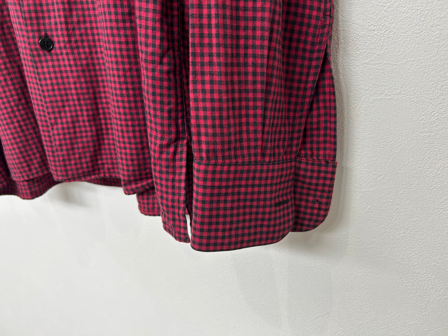 【ヴィンテージ(USED)】Agnes b Red×Black Shirts/PS00009