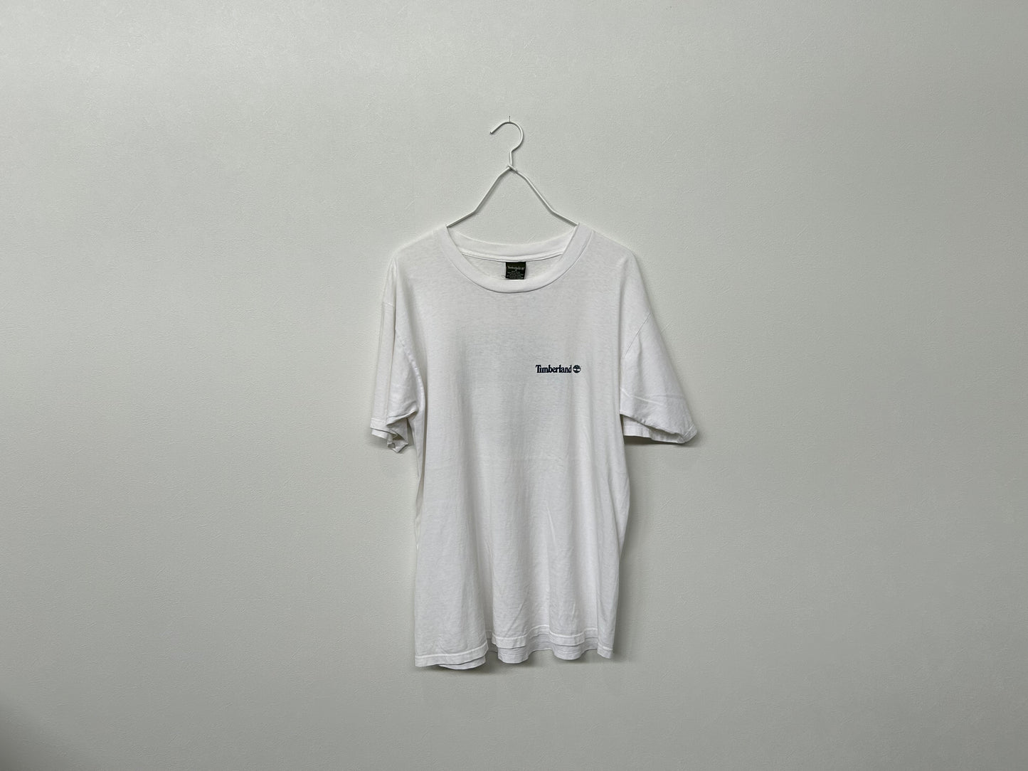 【ヴィンテージ(USED)】Timberland T-shirts White M USA製/PS00013