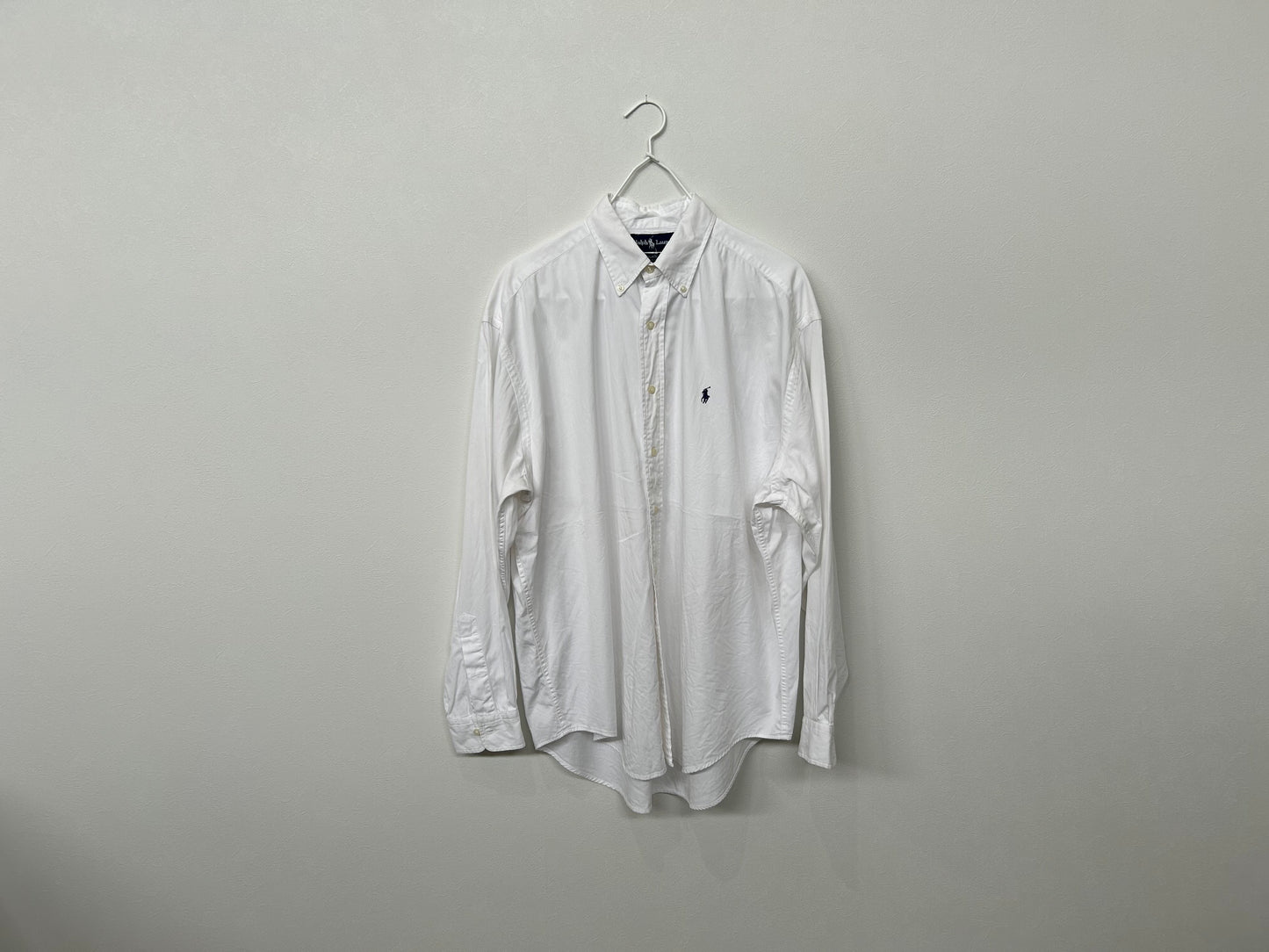 【ヴィンテージ(USED)】Ralph Lauren Blaire B/D Shirts White L /PS00017
