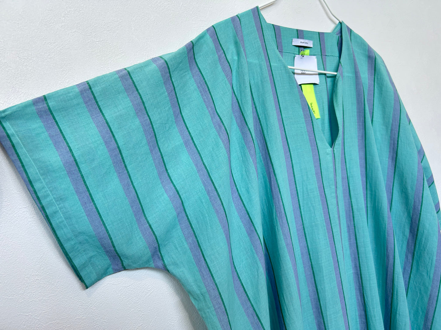 【loomer ルーマー 30%OFF】 PR22SS-OP023 カフタンワンピース Emerald Green Stripe/HK00126