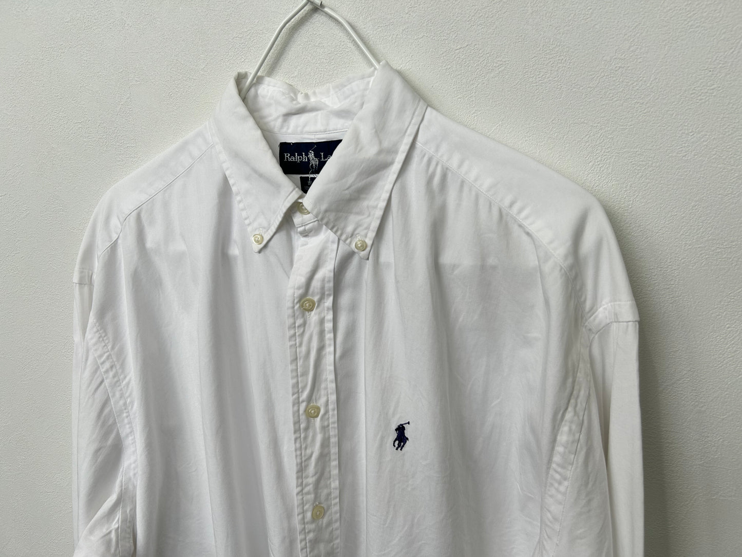 【ヴィンテージ(USED)】Ralph Lauren Blaire B/D Shirts White L /PS00017