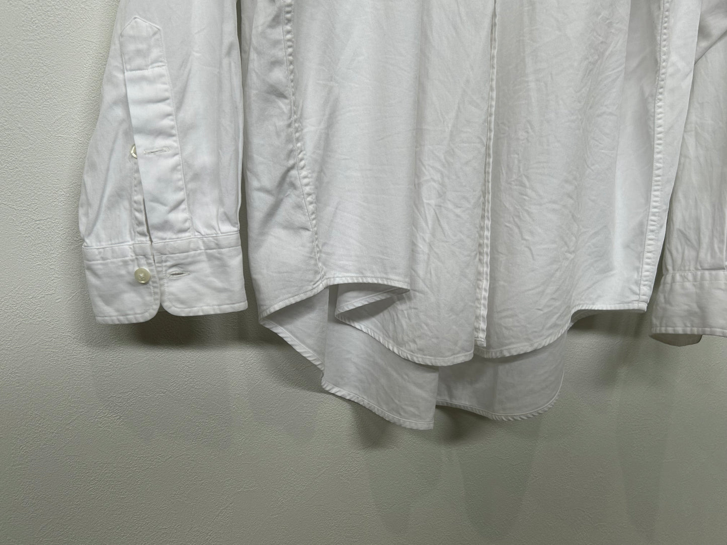 【ヴィンテージ(USED)】Ralph Lauren Blaire B/D Shirts White L /PS00017