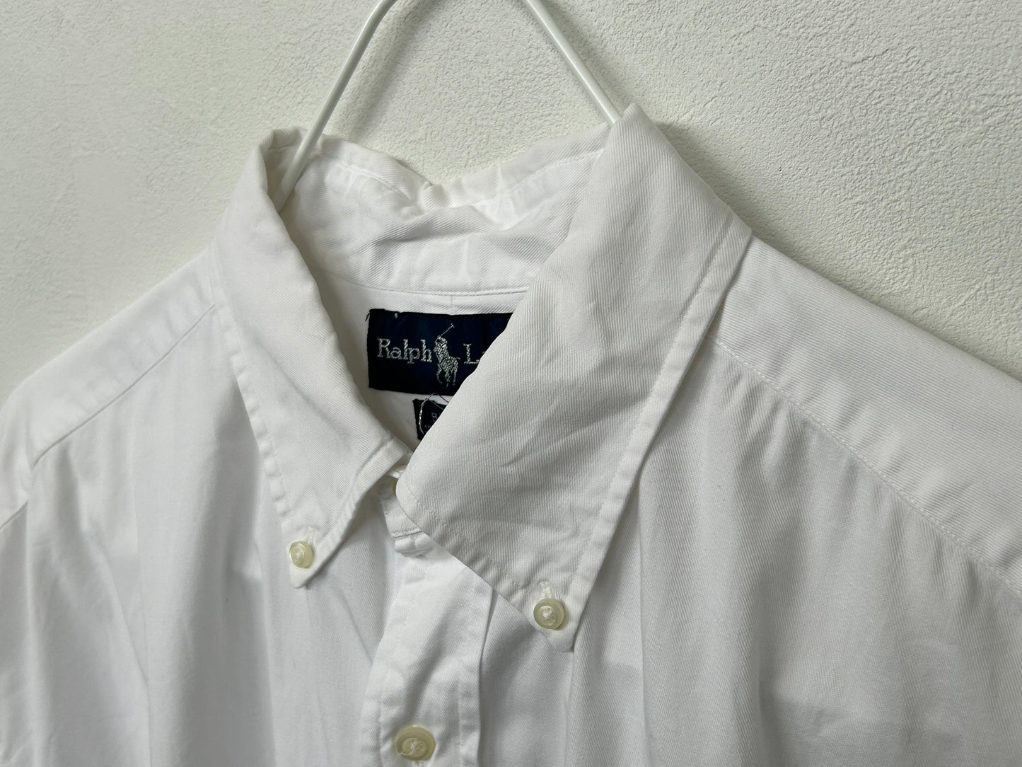 【ヴィンテージ(USED)】Ralph Lauren Blaire B/D Shirts White L /PS00017