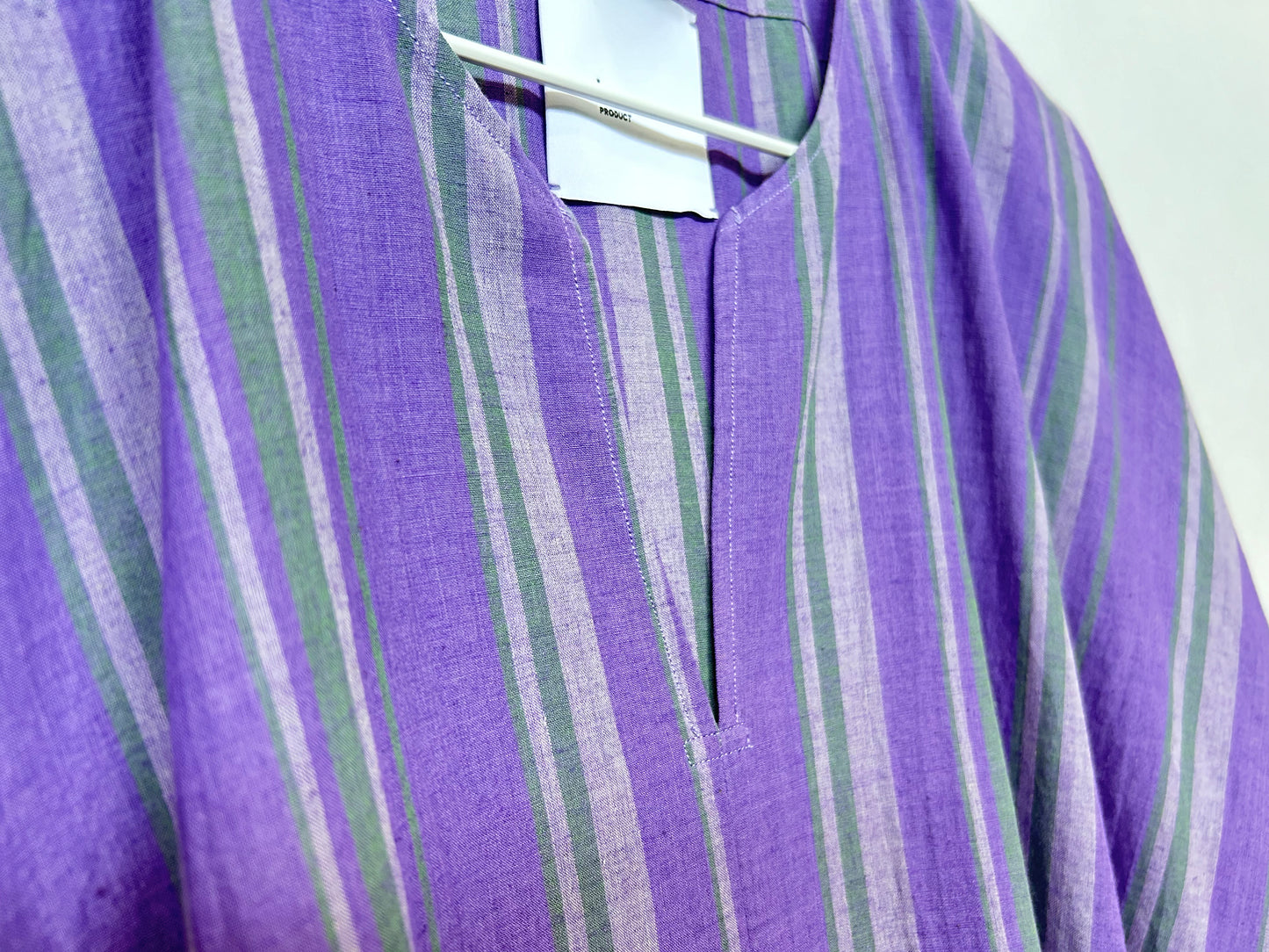 【loomer ルーマー 30%OFF 】PR22SS-OP023 カフタンワンピース Purple Stripe/HK00126