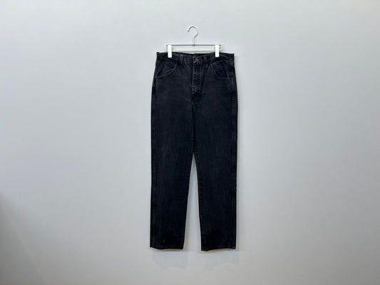 【ヴィンテージ(USED)】Rustler Black Denim 34X32/PS00028