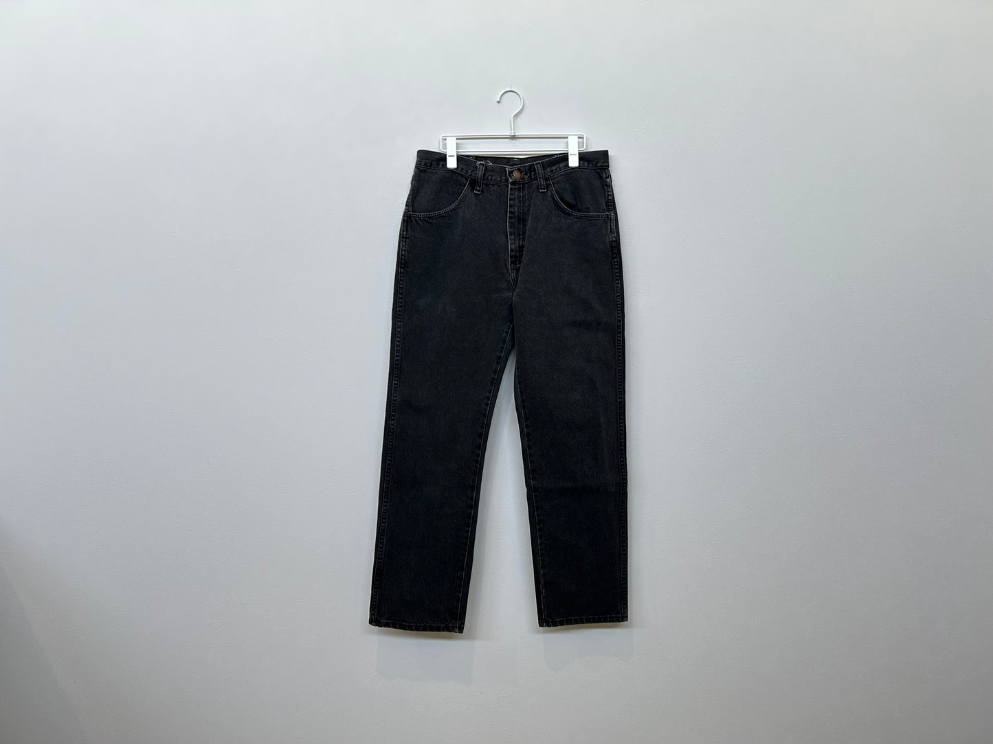 【ヴィンテージ(USED)】Rustler Black Denim 33X30/PS00027